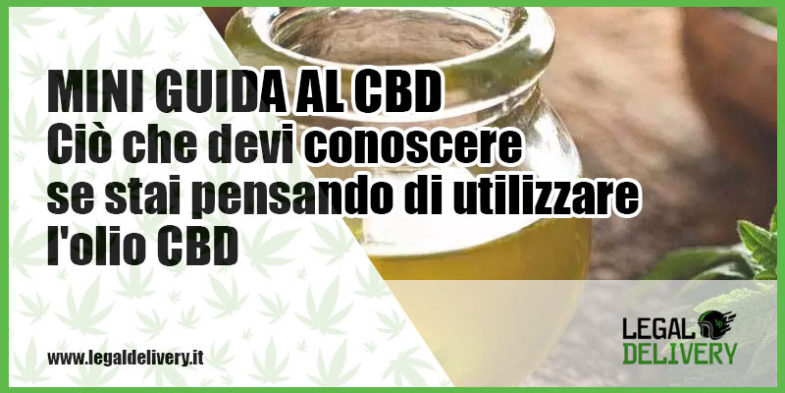 mini guida all'olio CBD