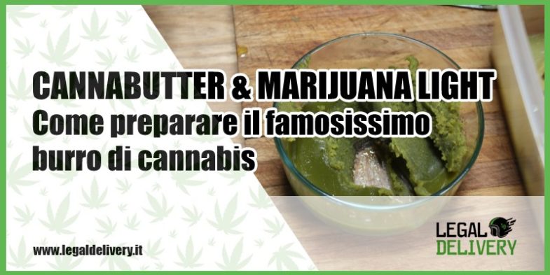 cannabutter con marijuana light