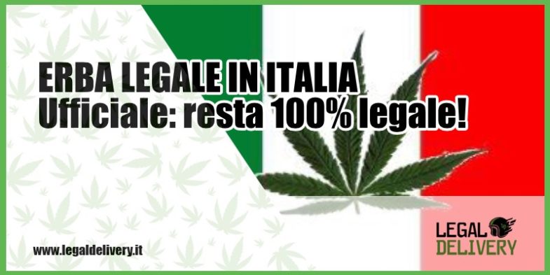 erba legale in Italia