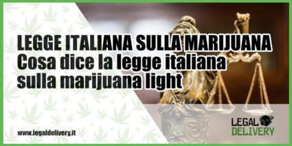 legge italiana sulla marijuana light milano
